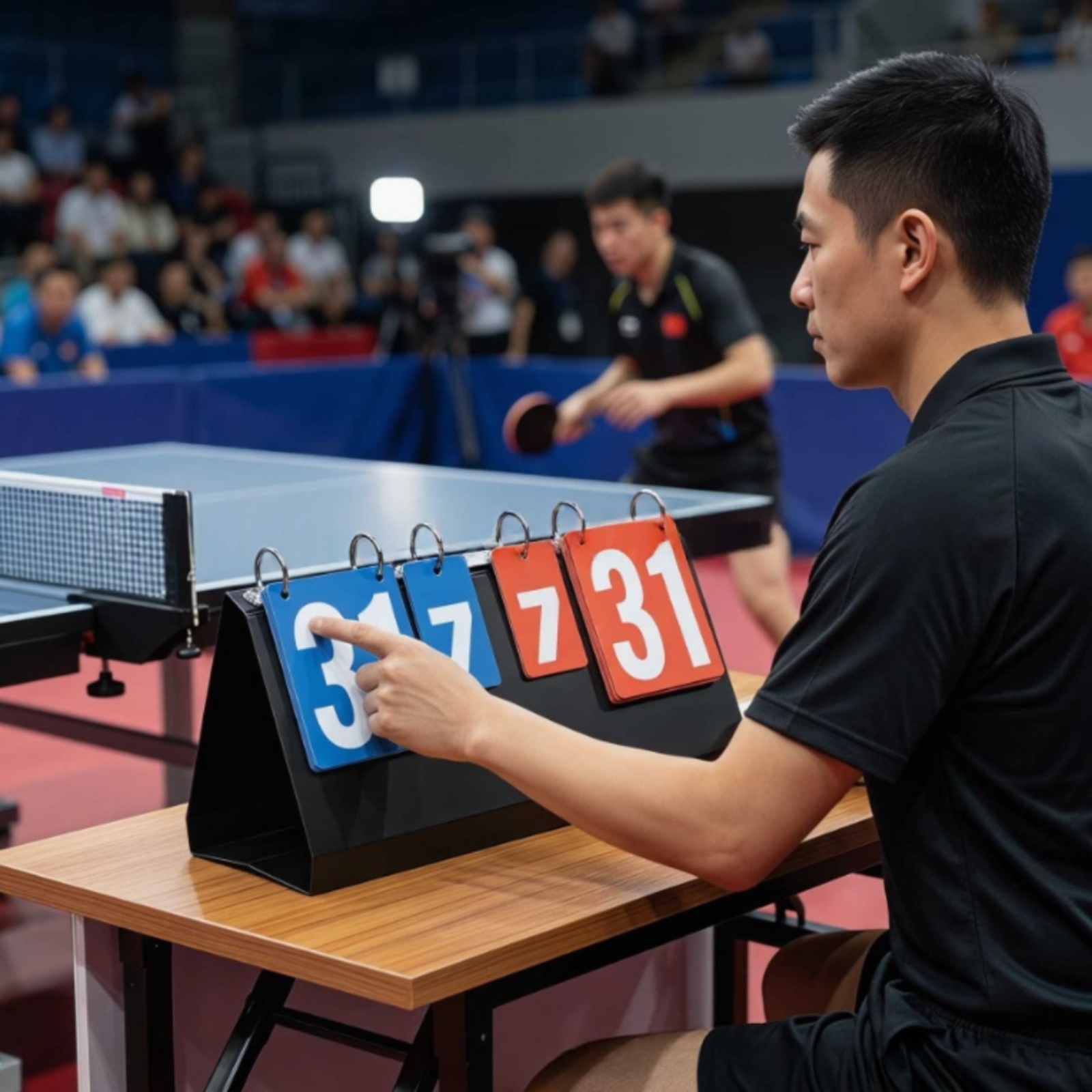 Table Tennis Usa - Portable Flip Scoreboard Multi-Sport Flip Scoreboard