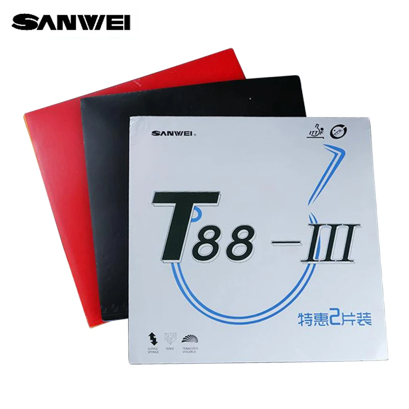Table Tennis Xiom Rubber - Original SANWEI T88-3 Table Tennis Rubber