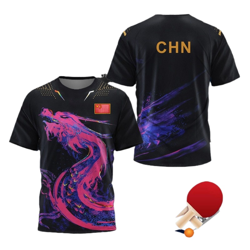 Table Tennis Jersey Butterfly - CHINA Dragon Table Tennis Graphic T