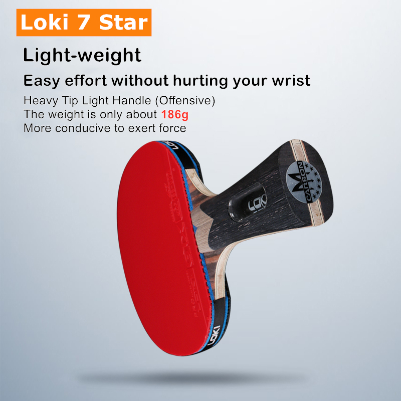 Loki 7 Star Table Tennis Racke - Table Tennis Xiom Rubber 评论和价格