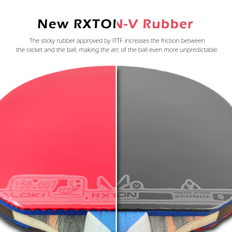 Loki 7 Star Table Tennis Racke - Table Tennis Xiom Rubber 评论和价格