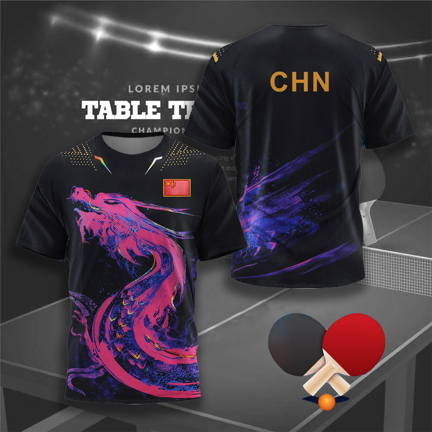 CHINA Dragon Table Tennis Grap - Table Tennis Jersey Butterfly 评论和价格