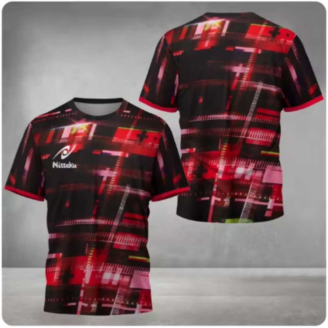 Nittaku Table Tennis T-shirt V - Table Tennis Jersey Butterfly 评论和价格