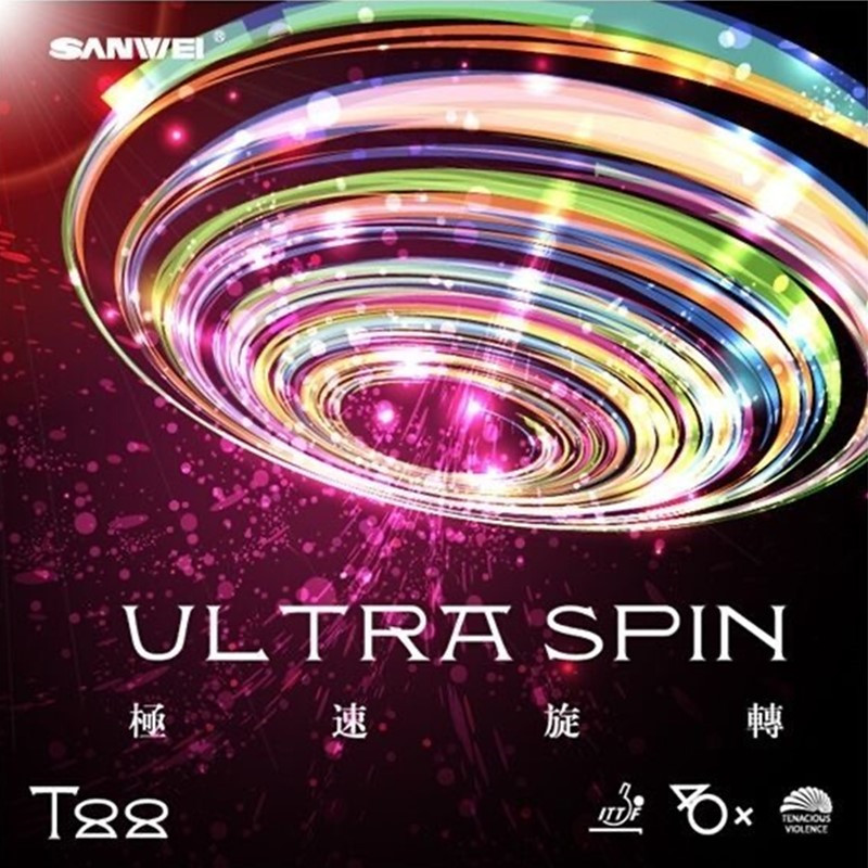 SANWEI ULTRA SPIN 40+ Pips-in  - Table Tennis Xiom Rubber 评论和价格
